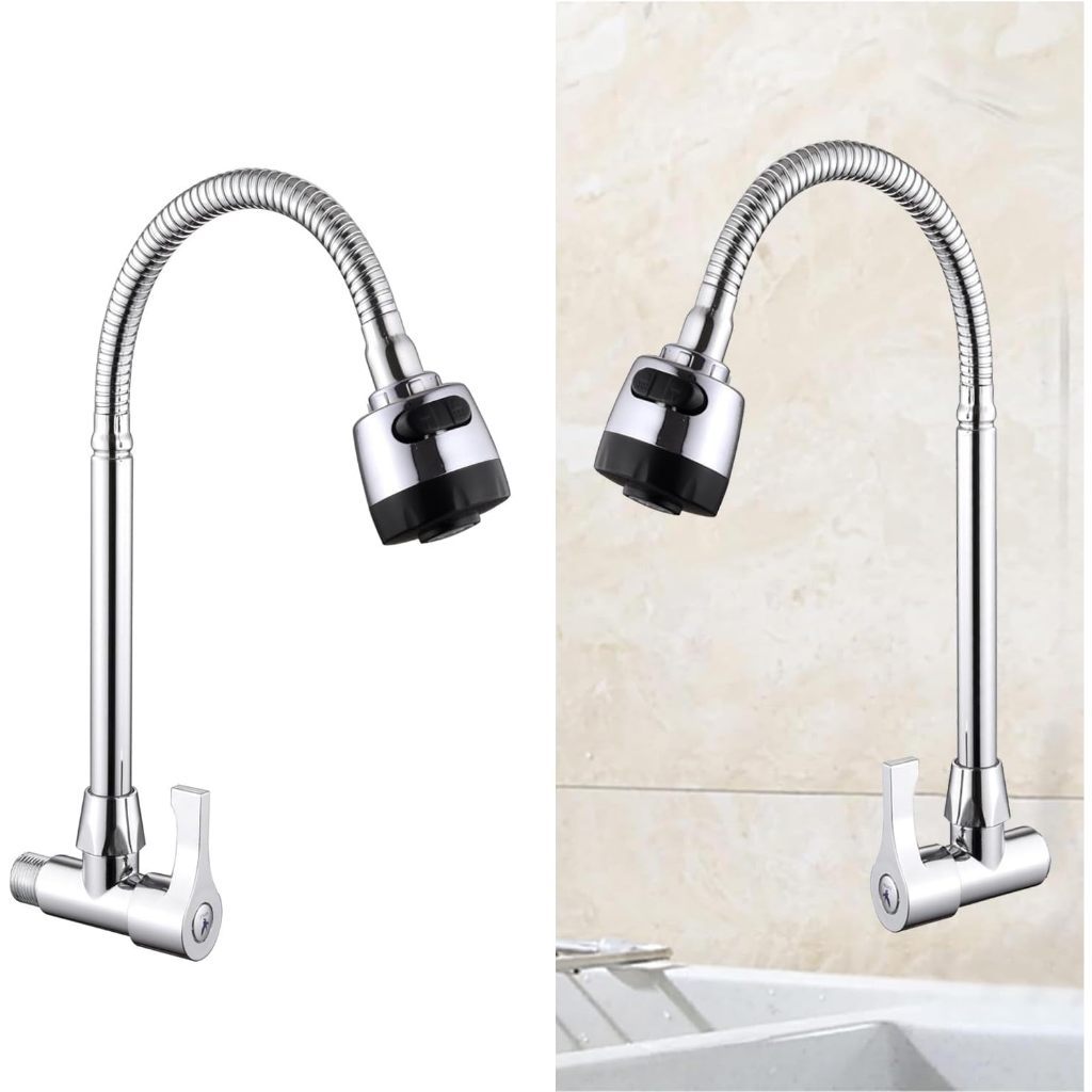 Torneira da cozinha 2-3-1 / 4 rotações, cabeça de Chuveiro, ABS / metal em Oferta na Shopee