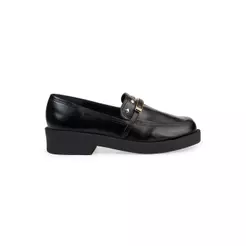 Mocassim Plataforma Bebecê com Fivela e Cravos