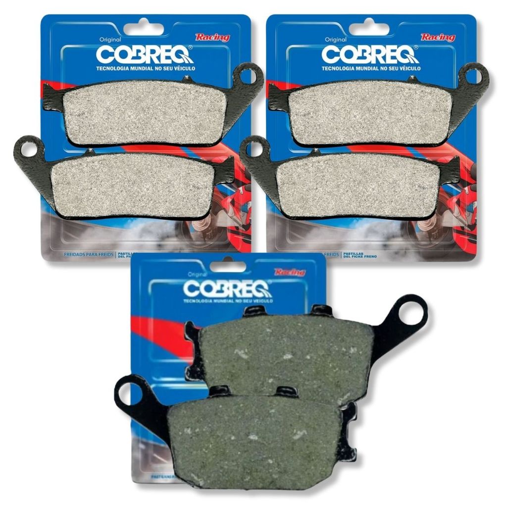 Kit Pastilhas de Freio Cb 600F Hornet Sem Abs 2002 A 2007 Cobreq em Oferta na Shopee