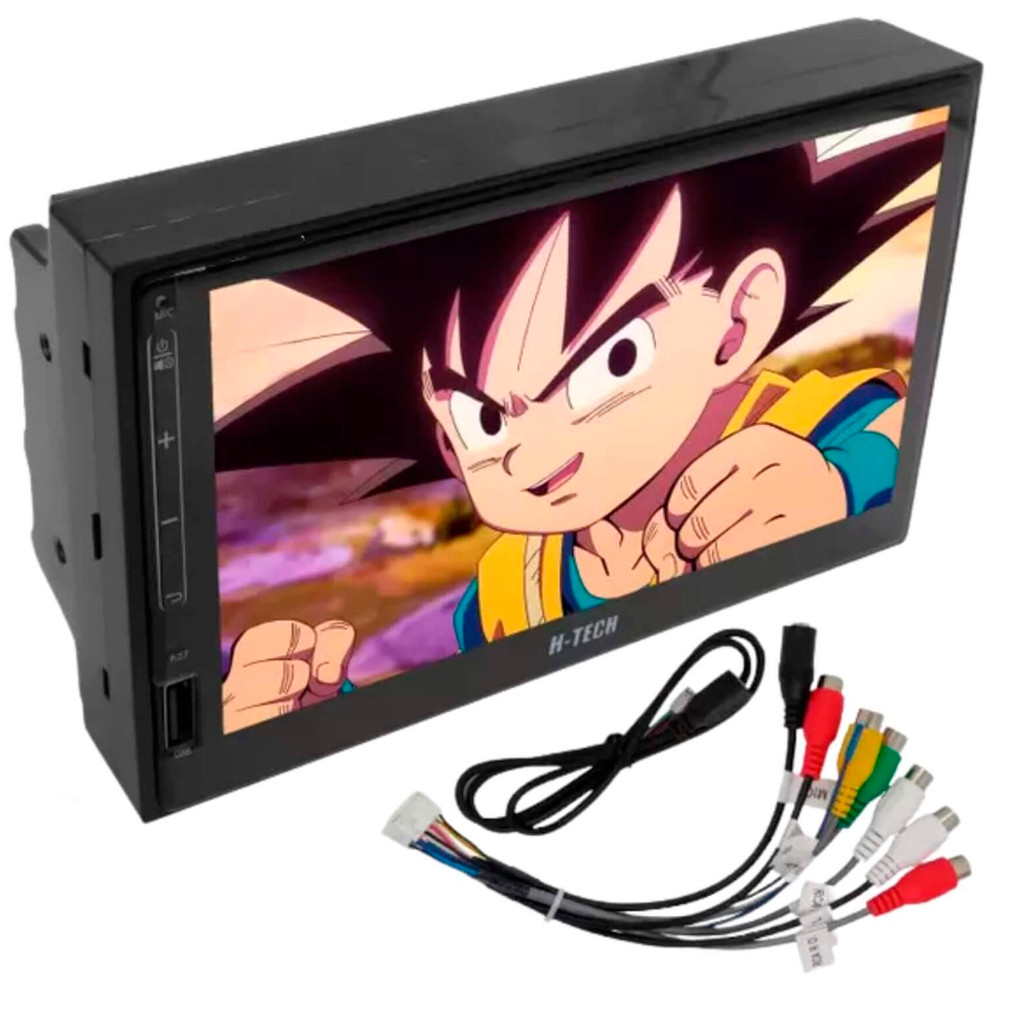 Multimídia Slim 7'' Polegadas Android 13 2GB + 32GB Padrão Japonês/Chinês H-Tech - HT-7030CA