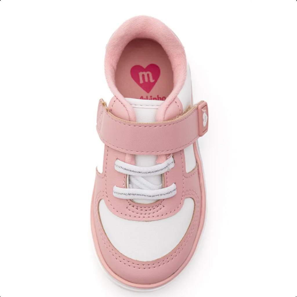 Tenis Infantil Menina Molekinha Casual Moda Escolar Calce Facil Antiderrapante Confortavel leve