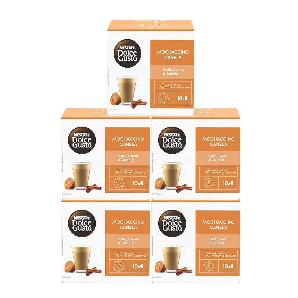 Kit 50 cápsulas Mochaccino Canela - Nescafé Dolce Gusto em Oferta na Shopee