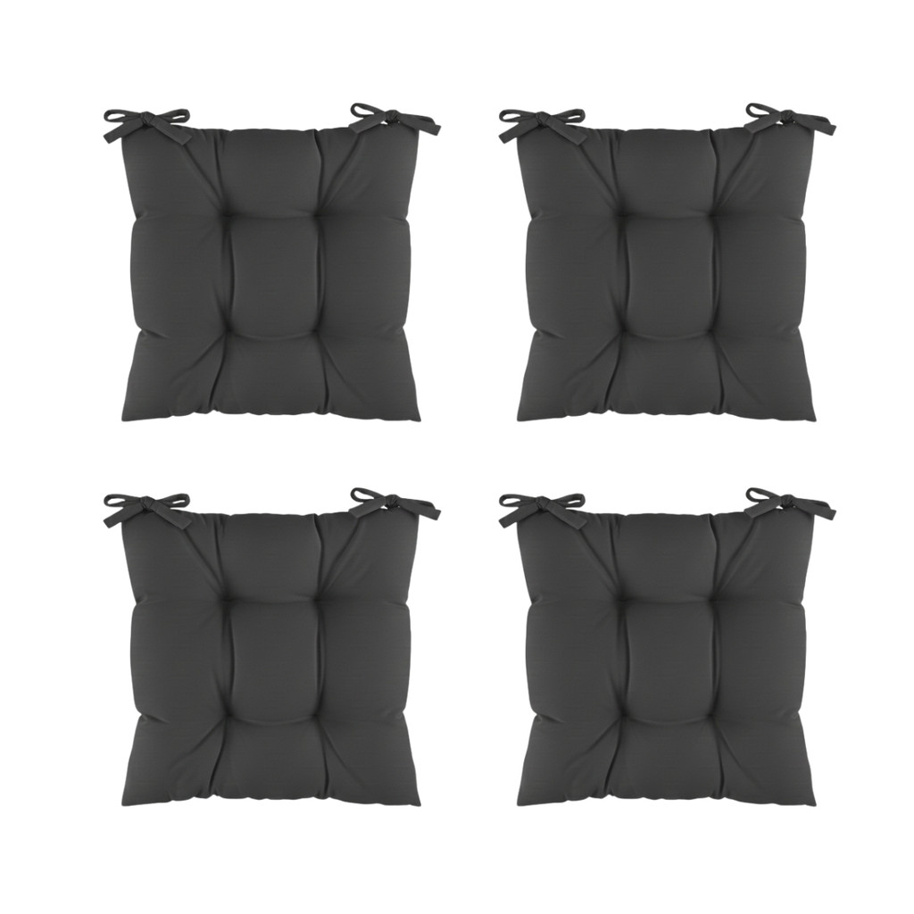 Kit 4 Almofadas Futon P/ Cadeira Sofa Pallet Banco Cheia Confortavel Macio 40X40cm Cores Diversas