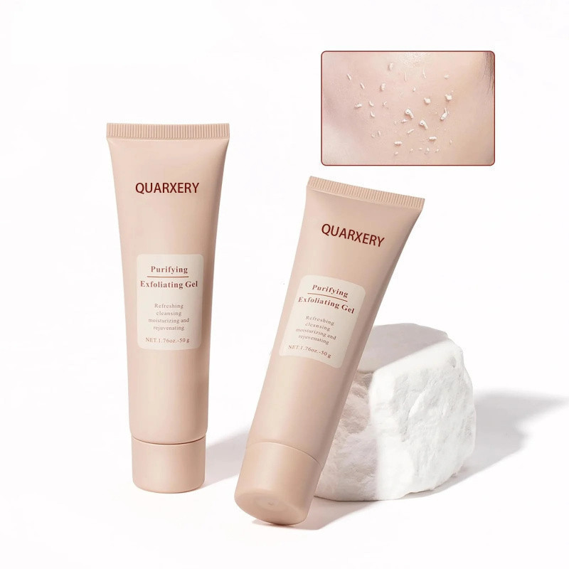 QUARXERY Gel Esfoliante Purificante Hidratante Duradouro Natural Iluminador Reparação Profunda Refrescante Não Oleoso — imagem 2 de 2