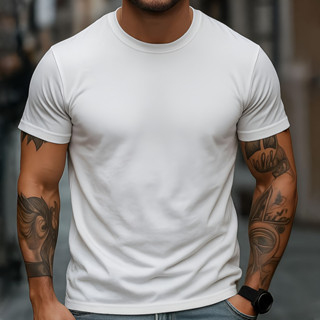 Camiseta Masculina Básica 100% Algodão Casual Para Dia A Dia Trabalho Academia Caminhada em Oferta na Shopee