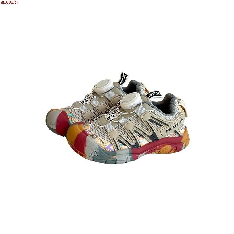 tênis infantil masculino kit tênis infantil masculino Tênis de camuflagem para meninos outono 2024 novos sapatos infan