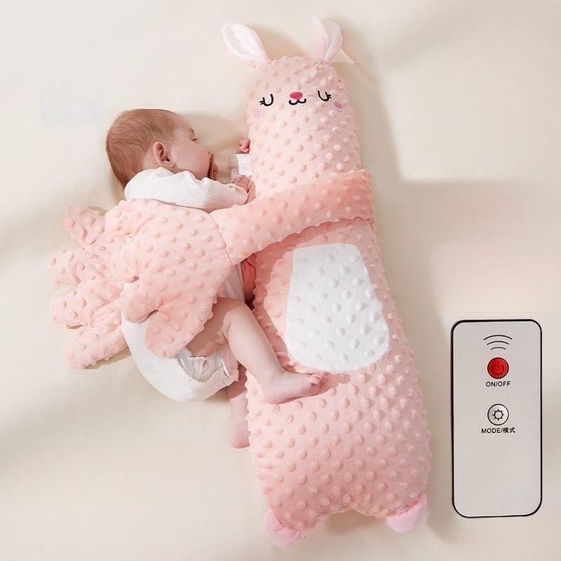 Boneca Calmante para Bebê com Tapinhas Automáticos – Pelúcia para Sono, Conforto Semelhante ao Colo dos Pais em Oferta na Shopee