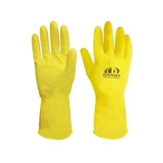 Luva de Proteção Látex Amarela Danny DA299 Confort Antiderrapante CA 15532 em Oferta na Shopee