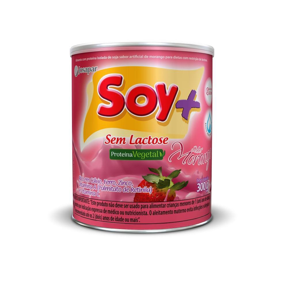 Soy+ Sem Lactose Sabor Morango Alimento em Pó 300g em Oferta na Shopee