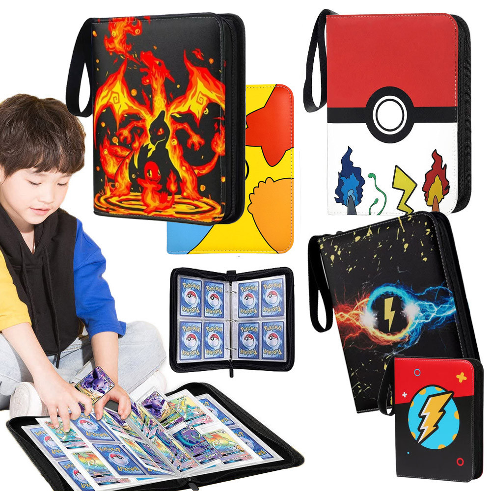 Álbum Fichário Pokémon Com Zíper P/ 400 Cards Colecionador Pasta em Oferta na Shopee