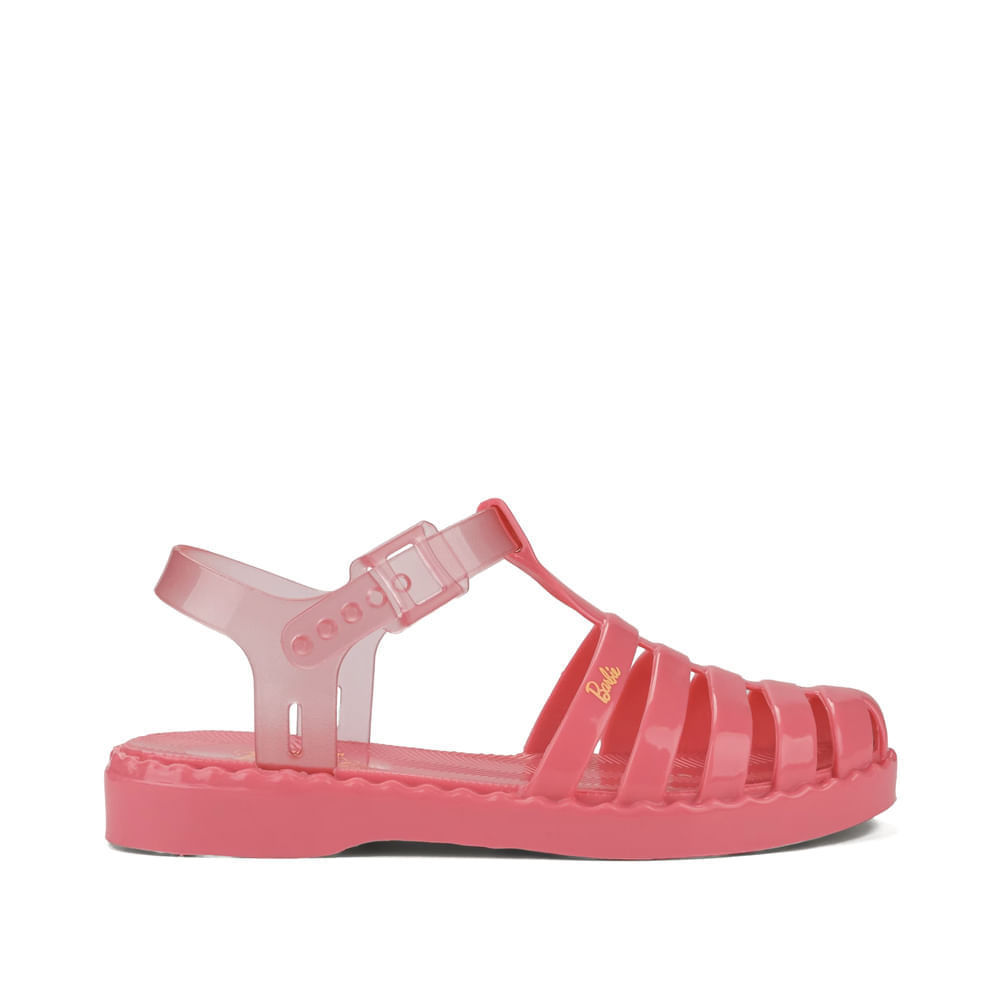Sandália Infantil Grendene Barbie Duo Rosa