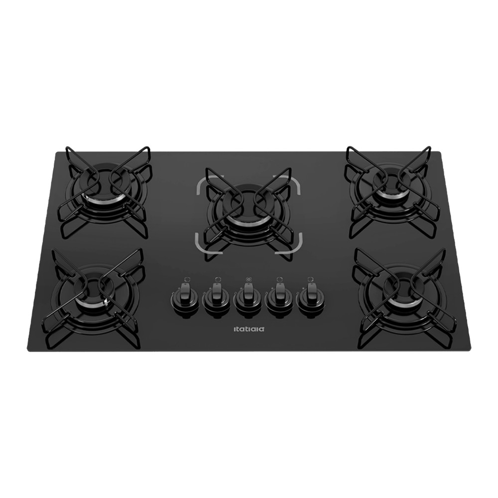 Cooktop Itatiaia Essencial 5 Bocas Preto Bivolt em Oferta na Shopee