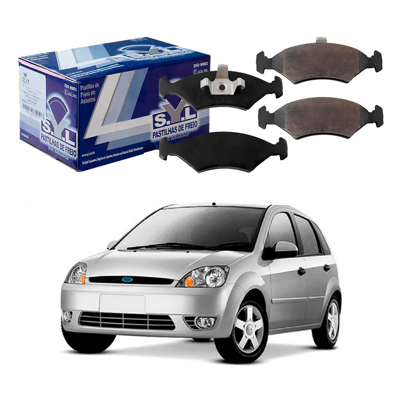 Pastilha Freio Dianteira, Fiesta 1.0 2003 A 2008