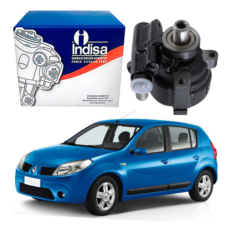 Bomba Direção Hidraulica Sandero 1.6 Com Ar 2007 A 2014 em Oferta na Shopee