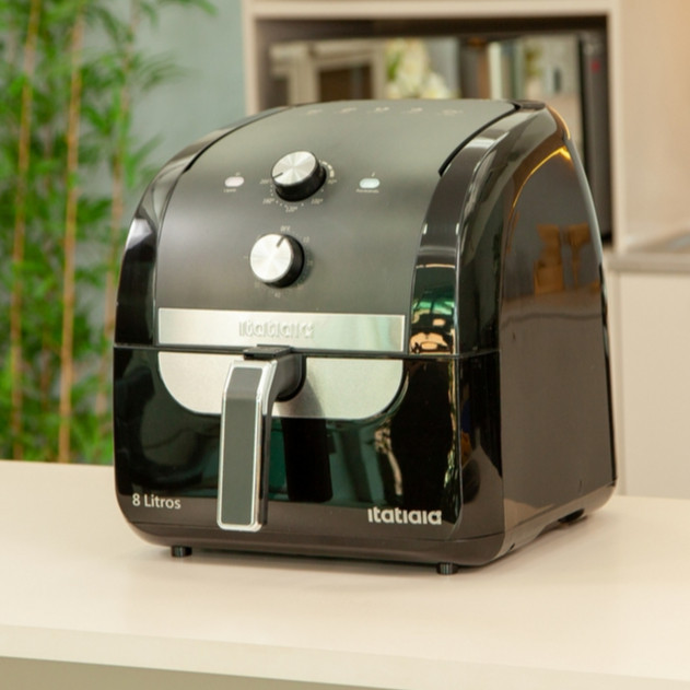 Airfryer Itatiaia Fritadeira Elétrica Modelos De 8L, 5L, 4L, 3,5L Preta 127V Praticidade
