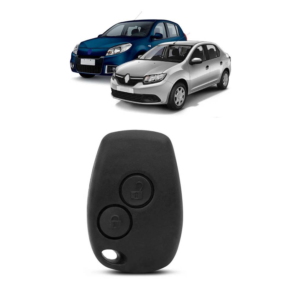 CAPA CHAVE TC RENAULT LOGAN SANDERO NOVO CLIO DUSTER em Oferta na Shopee