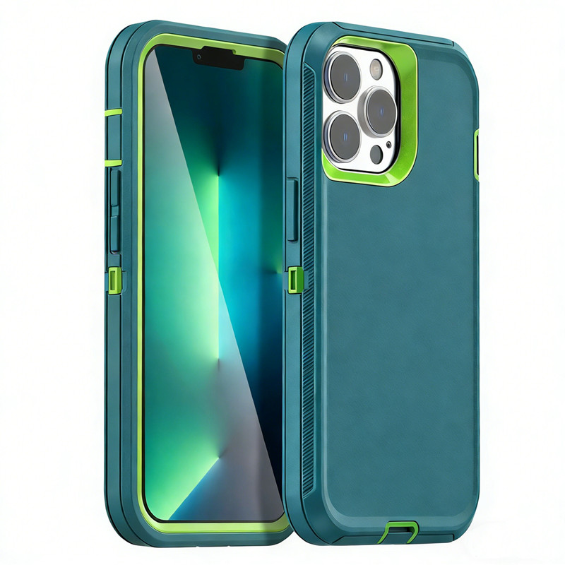 Capa De Telefone Armadura De Luxo Para iPhone 16 Pro Max 15 14 13 11 12 14 15 16 Plus 17 Air 17 15PROMAX Híbrida 3 Em 1