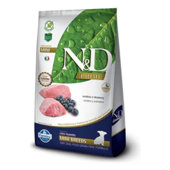N&D Prime para Cães Filhotes de Raças Mini e Pequenas Sabor Cordeiro e Blueberry 10,1Kg