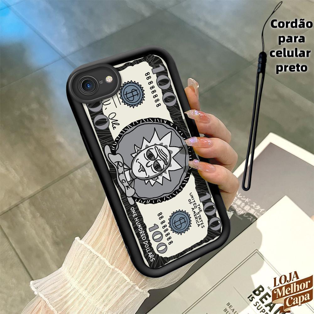 Capinha Com Anime Rick Morty Capa De Telefone Macia Para iPhone 7 8 SE 2020 2022