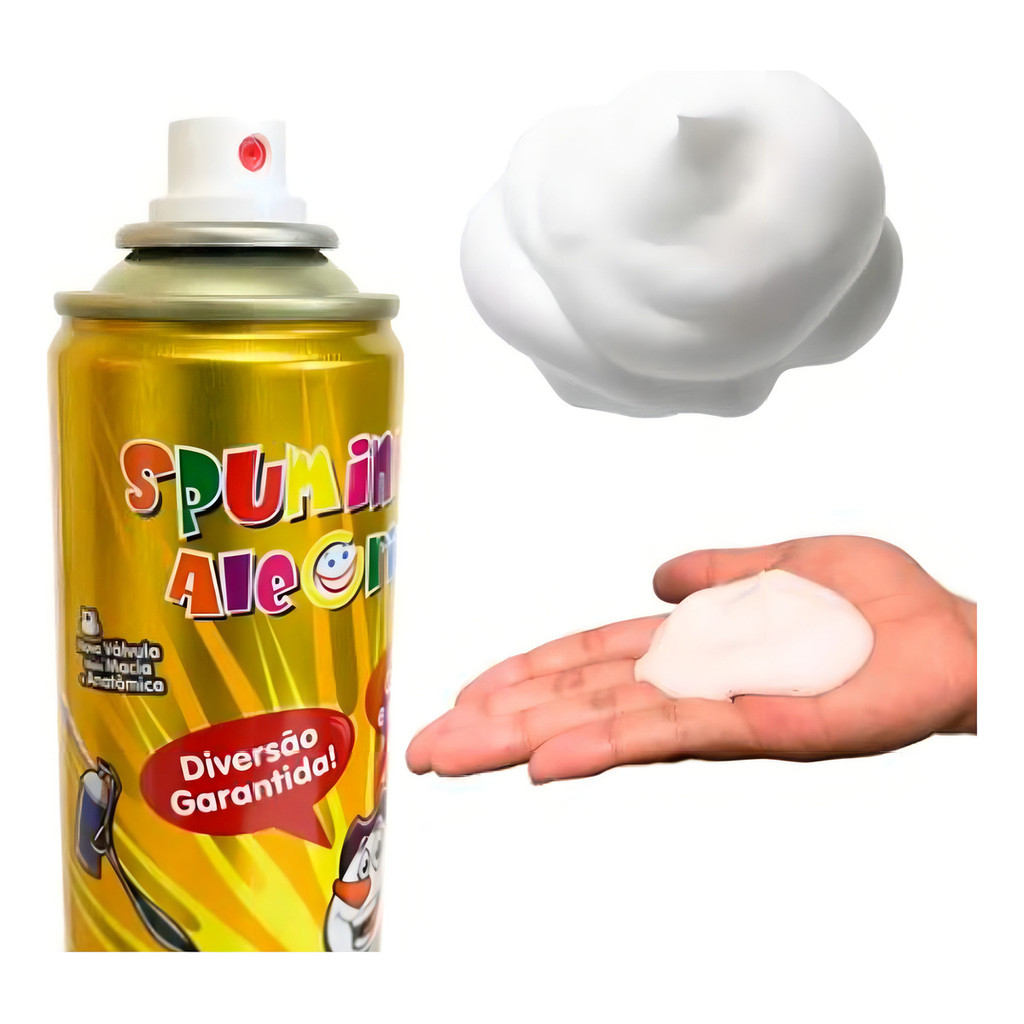 Spray Neve Artificial Espuma - Espuminha Brincadeira Carnaval