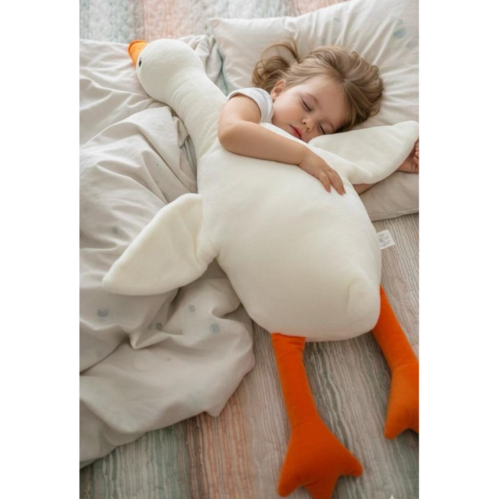 Travesseiro Pato Ganso Gigante Travesseiro Xuxão Pelúcia Almofada Pato Ganso