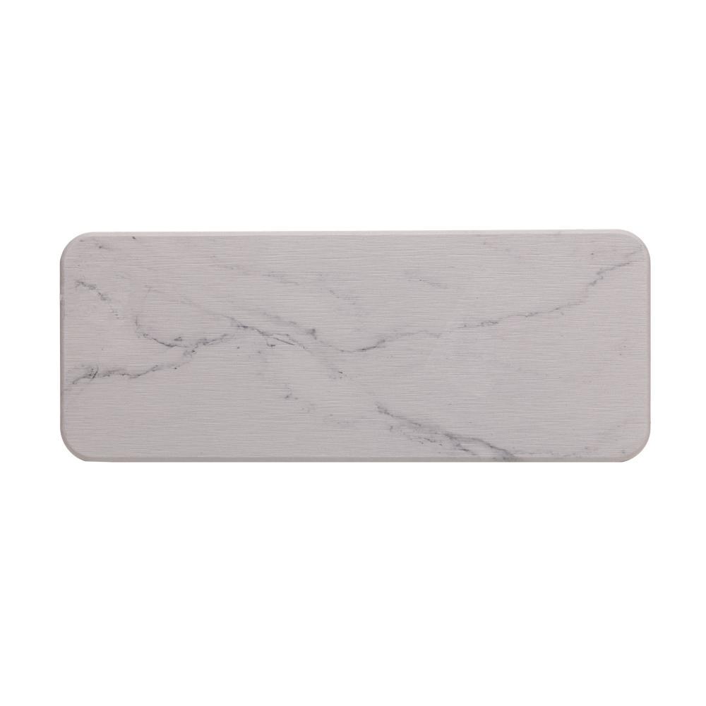 Bandeja Retangular Absorvente para Pia 25cm Marmorizado em Oferta na Shopee