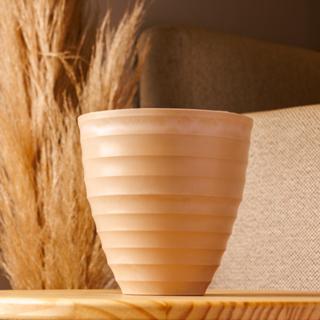 Cachepot Lyor Névoa 15cm x 15cm x 15cm Bege Plástico em Oferta na Shopee