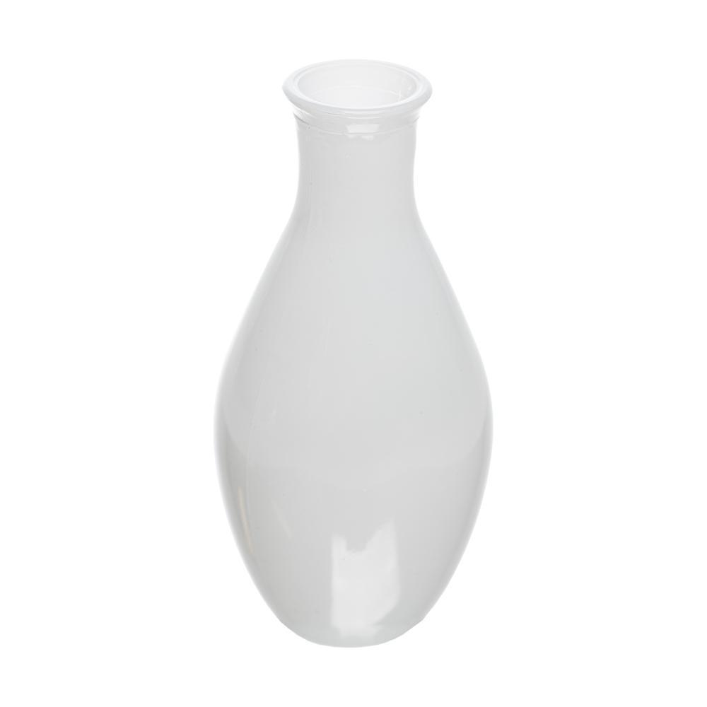 Vaso Dália 14,5cm x 7cm Branco Vidro Lyor