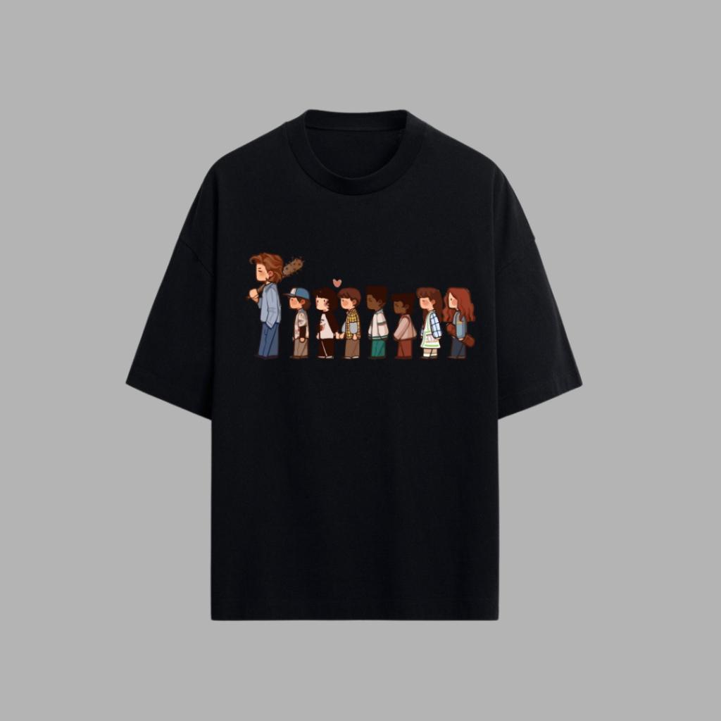 camiseta basica adulto camisa stranger blusa t-shirt steve baba estampa streetwear 100%algodão