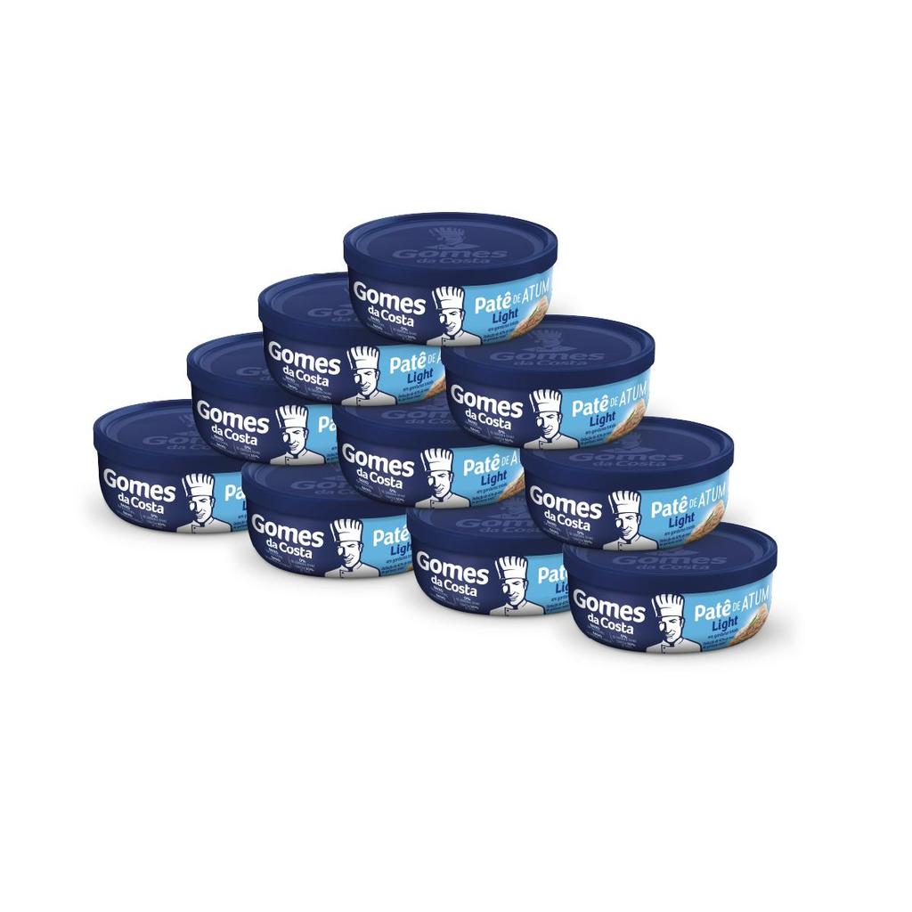 Kit 10 UN - Patê de Atum Light - 150g - Gomes da Costa em Oferta na Shopee