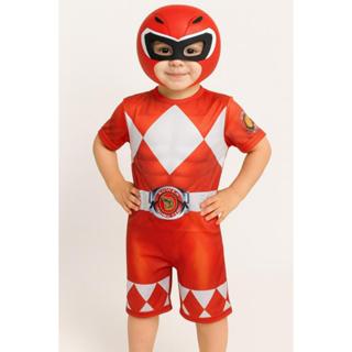 Fantasia Infantil PROMOÇÃO QUEIMA DE ESTOQUE Roupa Power Rangers Com Máscaras Preto Azul Verde e Vermelho em Oferta na Shopee