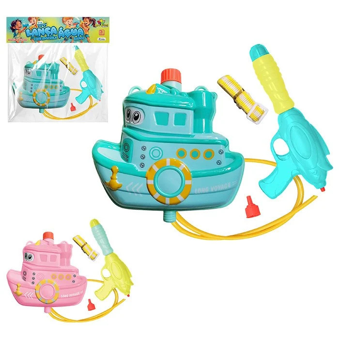 Brinquedo De Água Pistola Mochila  Lança  Agua  Infantil Refrescante Para  Piscina  Praia