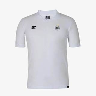 Polo Santos Umbro Viagem 2025 Branca em Oferta na Shopee