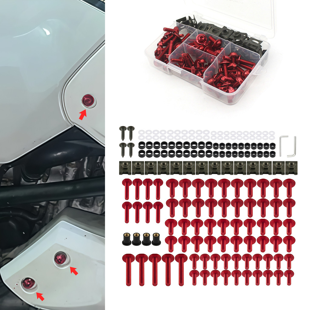 Para Honda CBR600RR CBR650R CBR500R CBR1000RR CBR 650R 600 F4i 600RR CBR650F CBR250RR F2 Kit De Parafusos De Carenagem 1