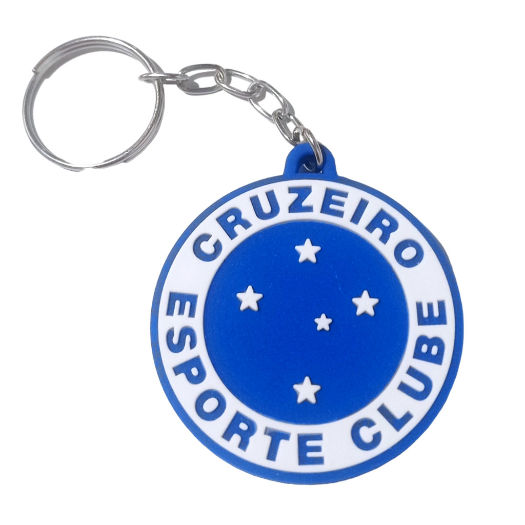 Chaveiro Cruzeiro 3D Personalizado – Torcedor Raiz – Impressão 3D Resistente – Presente Perfeito