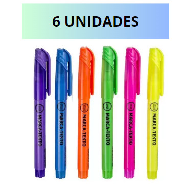 Marca Texto Jocar Office 6 Unidades - Leo & Leo em Oferta na Shopee