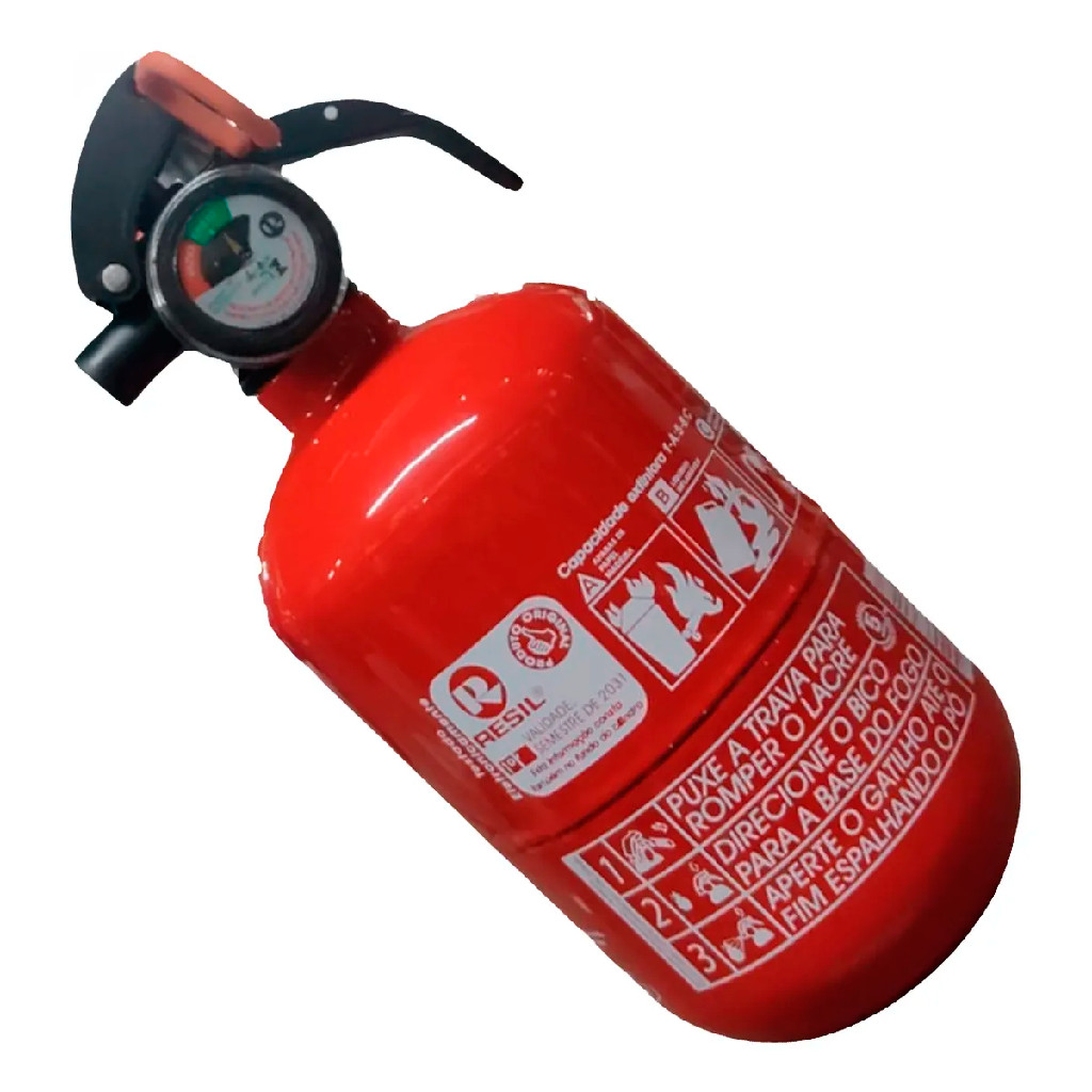 Extintor 1kg 4 Polegadas Tipo Bolinha Resil em Oferta na Shopee