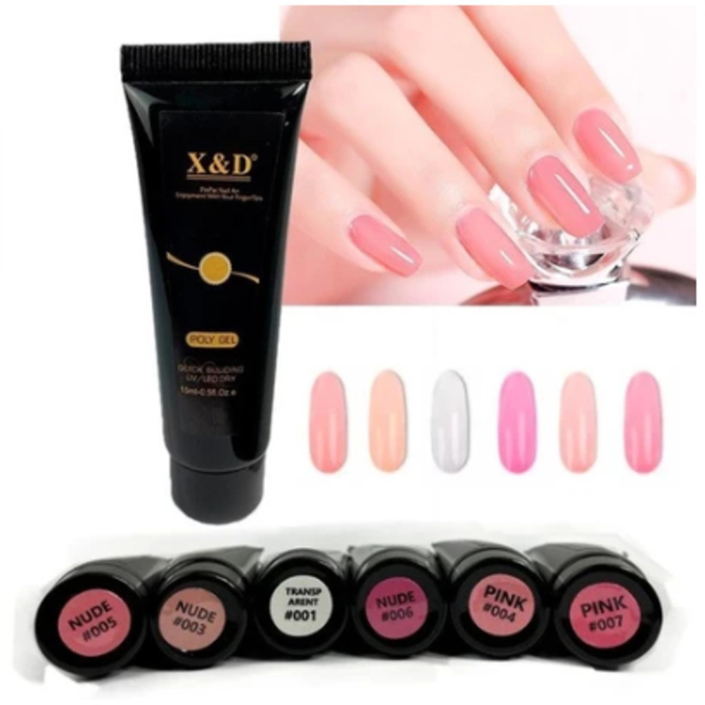 Polygel X&D 30ml LED UV Profissional Cores em Oferta na Shopee