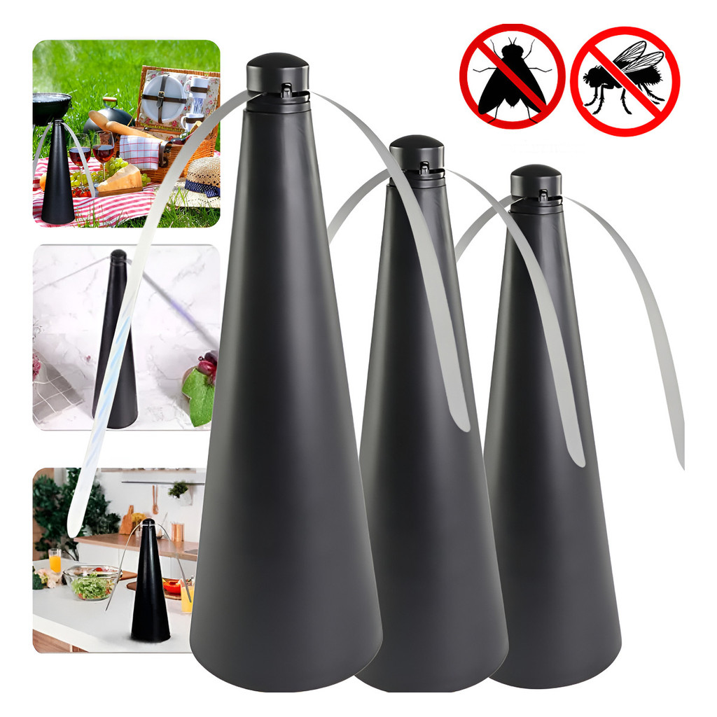 3un Ventilador Mosquito Espanta Mosca Armadilha Cozinha Sala