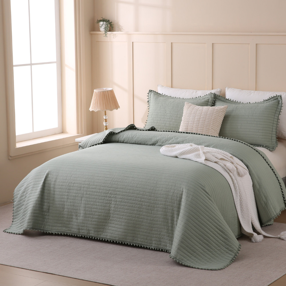 Kit Colcha Cobre Leito Pompeia 3 peças Dupla Face Elegante Tamanhos Variados em Oferta na Shopee