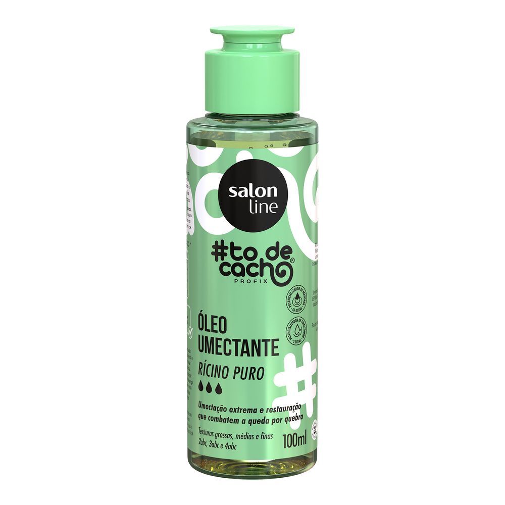 Óleo De Umectação Salon Line To De Cacho Rícino Puro 100ml