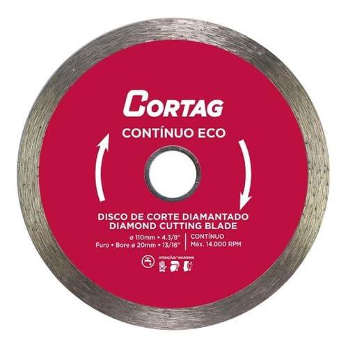 Cortag Disco De Corte Diamantado Cerâmica 110mm Continuo Eco