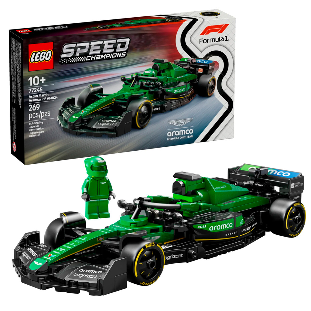 LEGO Speed Champions Aston Martin Aramco F1 AMR24 77245 em Oferta na Shopee