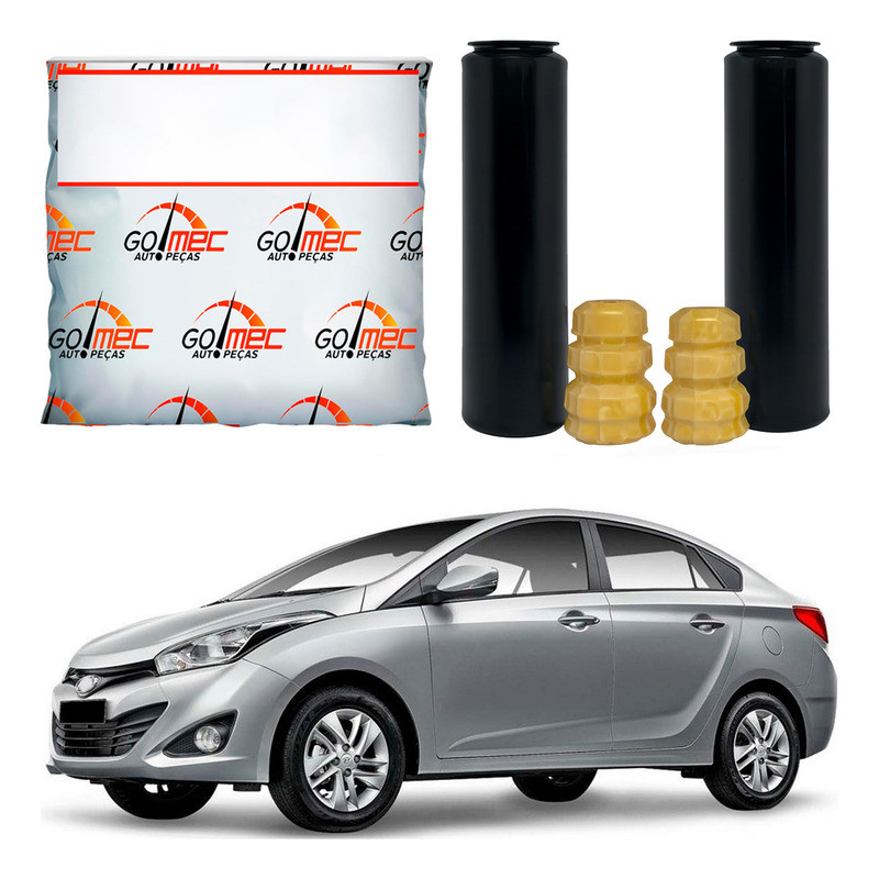 Kit Batente Traseiro Hb20 Sedan 1.0 1.6 2012 A 2015