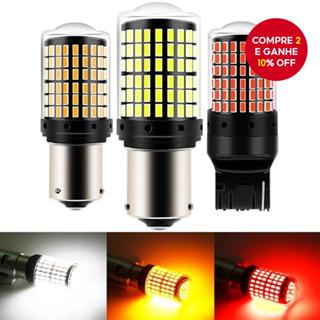 Oprah 2-Pack 3014 144SMD Canbus LED Bulbs para S25 1156 P21W BA15S, T20 7440 W21W Setas de Sinalização em Oferta na Shopee