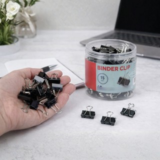 Prendedor De Papel Binder Clips Grampo 15mm C/ 60 Escritorio Documentos em Oferta na Shopee