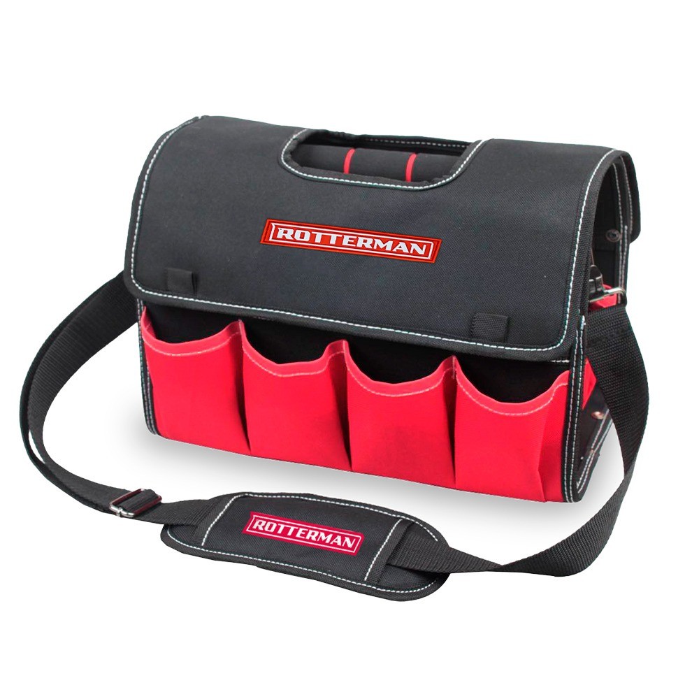Bolsa para ferramentas em lona 30 x 24 x 51 cm com cobertura removível RLL-T013