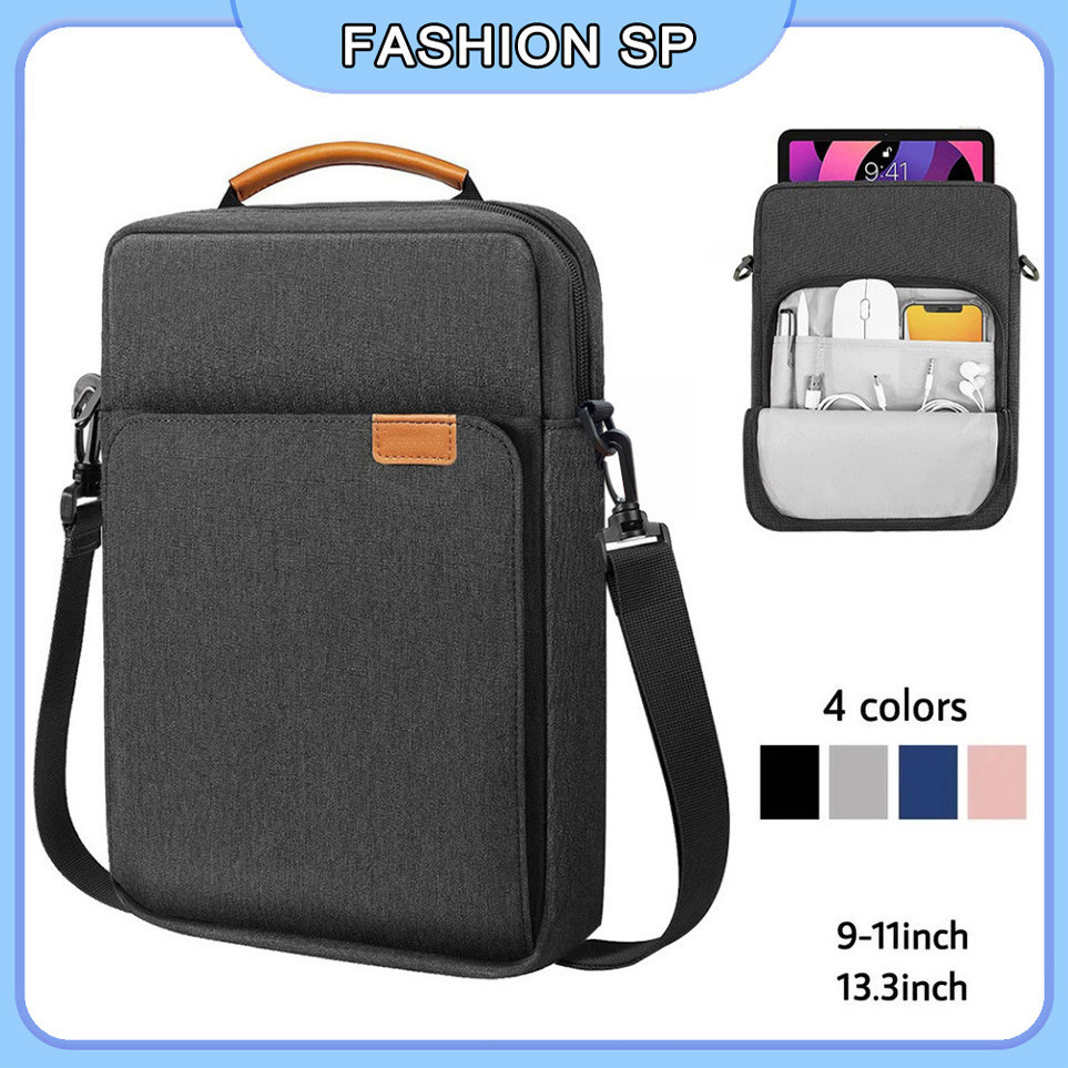 Bolsa Para Tablet  11/13.3 Ipad Bolsa De Ombro Bolsa Transversal Bolsa Para Laptop Portátil em Oferta na Shopee