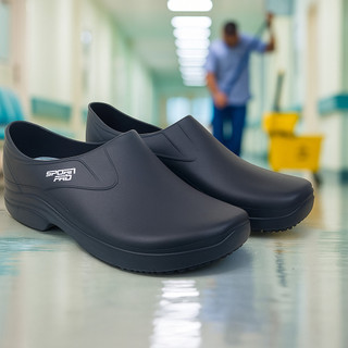 Sapato de Segurança Antiderrapante Sapato Para Limpeza Hospitalar REALOJA