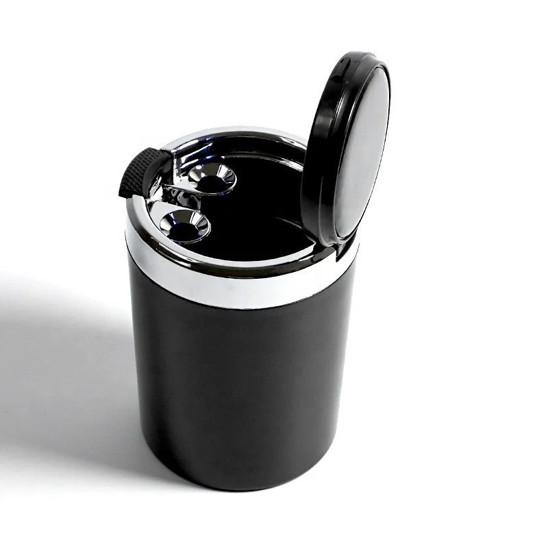 Cinzeiro De Carro Universal Anti Odor com LED Iluminado, Porta Moedas e Porta Copos em Oferta na Shopee